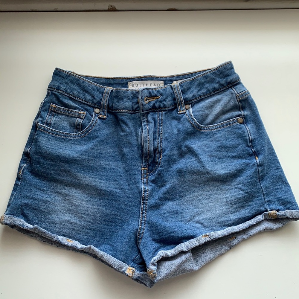Pacsun- high waisted denim shorts
